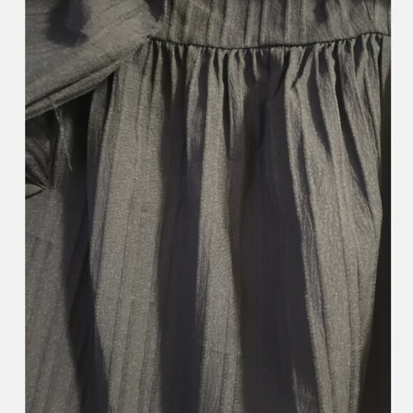 SHEIN Curve 0XL Solid Black 3D Bow Tank Top Shirt Blouse Fit & Flare - Picture 5 of 10